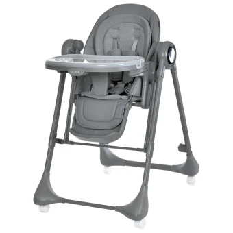 Стульчик-качели для кормления Bambi M 6318 DORMI Gray (укачивание, съемный столик, чехол, музыка, Bluetooth)