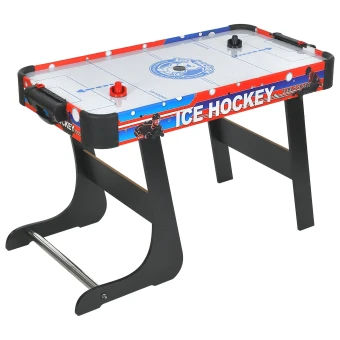 Аэрохоккей Ice Hockey C3006 (игровое поле 95,5x50 см, деревянный, на ножках, на батарейках/USB)