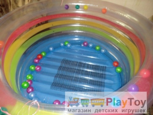 Детский игровой центр надувной батут Intex (48264) диаметр: 182 см, высота борта: 86 см Детский игровой центр надувной батут Intex (48264) диаметр: 182 см, высота борта: 86 см