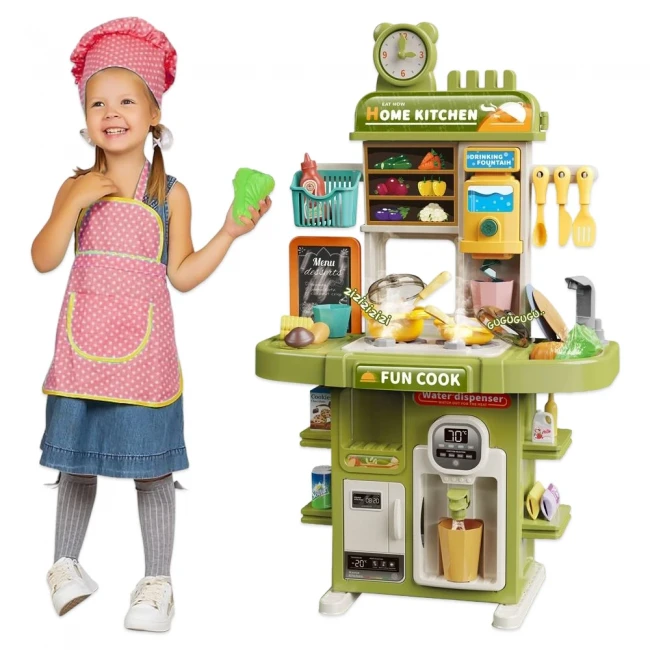 Детская кухня Home Kitchen L666-91-92A (высота 77 см, свет, звук, вода, парогенератор, кулер) Детская кухня Home Kitchen L666-91-92A (высота 77 см, свет, звук, вода, парогенератор, кулер)