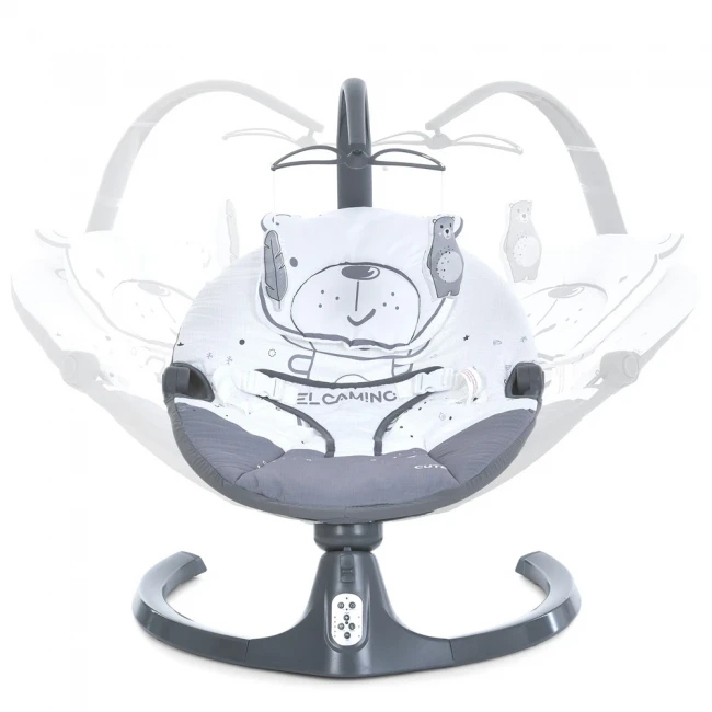 Укачивающий центр El Camino ME 1116 Cute Dark Gray