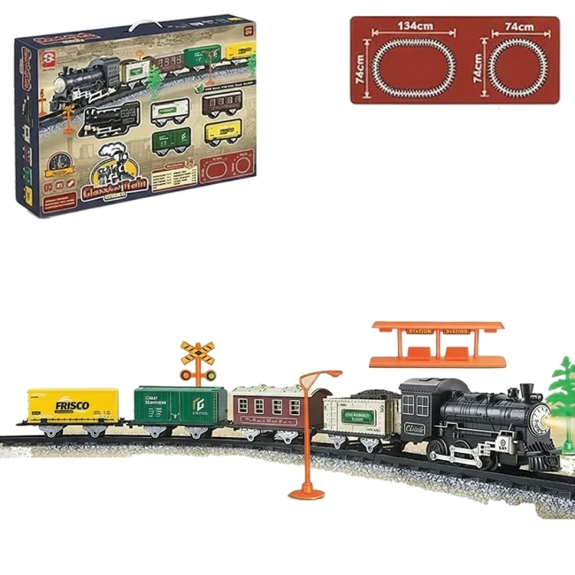 Железная дорога Classical Train 3162 (28 элементов, 134x74 см) Железная дорога Classical Train 3162 (28 элементов, 134x74 см)
