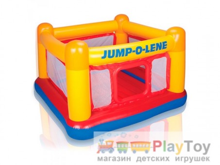 Детский игровой центр надувной батут Intex (48260) квадратный, 174 x 174 x 112 см Детский игровой центр надувной батут Intex (48260) квадратный, 174 x 174 x 112 см