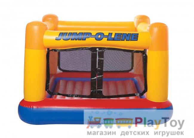 Детский игровой центр надувной батут Intex (48260) квадратный, 174 x 174 x 112 см