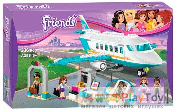 Конструктор Bela "Friends" (10545) Приватний літак, 236 деталей