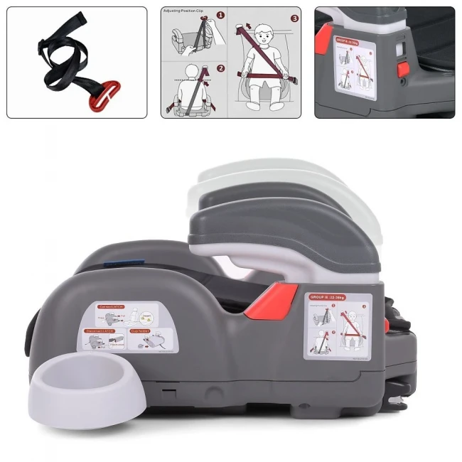 Бустер El Camino ME 1144 RORO Royal Black, Isofix, 22-36 кг Бустер El Camino ME 1144 RORO Royal Black, Isofix, 22-36 кг