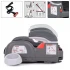Бустер El Camino ME 1144 RORO Royal Black, Isofix, 22-36 кг