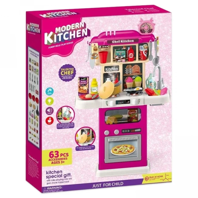 Детская кухня Modern Kitchen 922-185 (высота 75 см, свет, звук, вода, парогенератор) Детская кухня Modern Kitchen 922-185 (высота 75 см, свет, звук, вода, парогенератор)