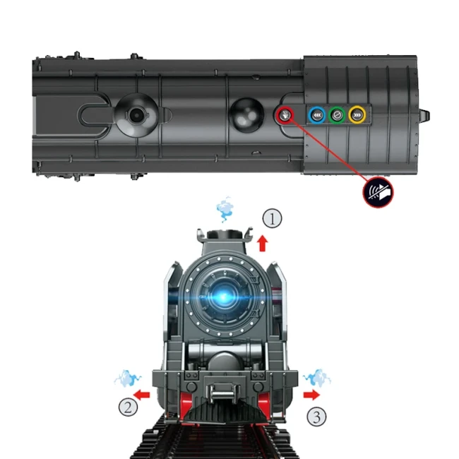 Железная дорога Classical Train 602 B (5 вагонов, дым, 151x92,5 см, аккумулятор) Железная дорога Classical Train 602 B (5 вагонов, дым, 151x92,5 см, аккумулятор)