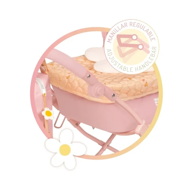 Коляска для кукол DeCuevas 80070 Honey (классическая, корзинка, сумка) Коляска для кукол DeCuevas 80070 Honey (классическая, корзинка, сумка)