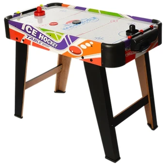Аэрохоккей Ice Hockey ZC 3003+2 (игровое поле 66x34 см, деревянный, на ножках, на батарейках)