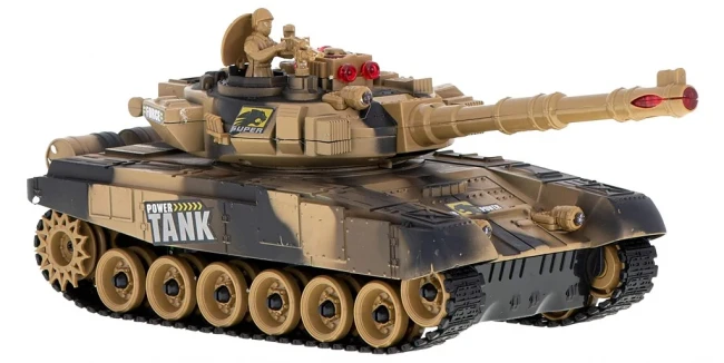 Большой танк на радиоуправлении M1 Abrams (War Tank 9995 Brown) Большой танк на радиоуправлении M1 Abrams (War Tank 9995 Brown)