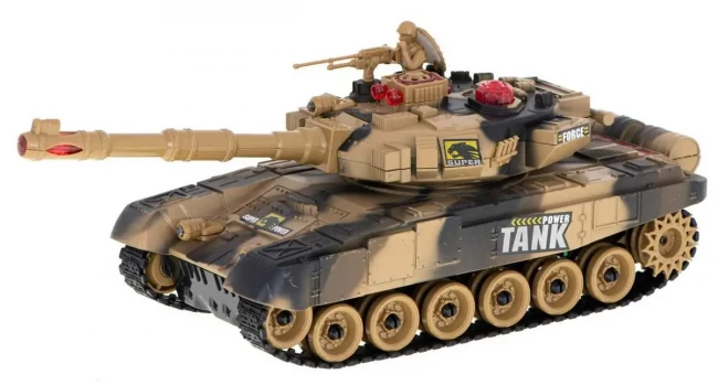 Большой танк на радиоуправлении M1 Abrams (War Tank 9995 Brown) Большой танк на радиоуправлении M1 Abrams (War Tank 9995 Brown)