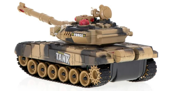 Большой танк на радиоуправлении M1 Abrams (War Tank 9995 Brown) Большой танк на радиоуправлении M1 Abrams (War Tank 9995 Brown)