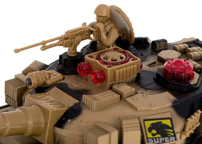 Большой танк на радиоуправлении M1 Abrams (War Tank 9995 Brown) Большой танк на радиоуправлении M1 Abrams (War Tank 9995 Brown)