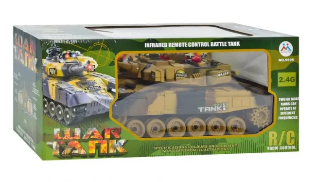 Большой танк на радиоуправлении M1 Abrams (War Tank 9995 Brown) Большой танк на радиоуправлении M1 Abrams (War Tank 9995 Brown)