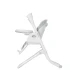 Стульчик-качели для кормления Carrello Triumph CRL-10302 Cloud Grey (3 в 1, шезлонг, качалка, съемный столик, музыка)