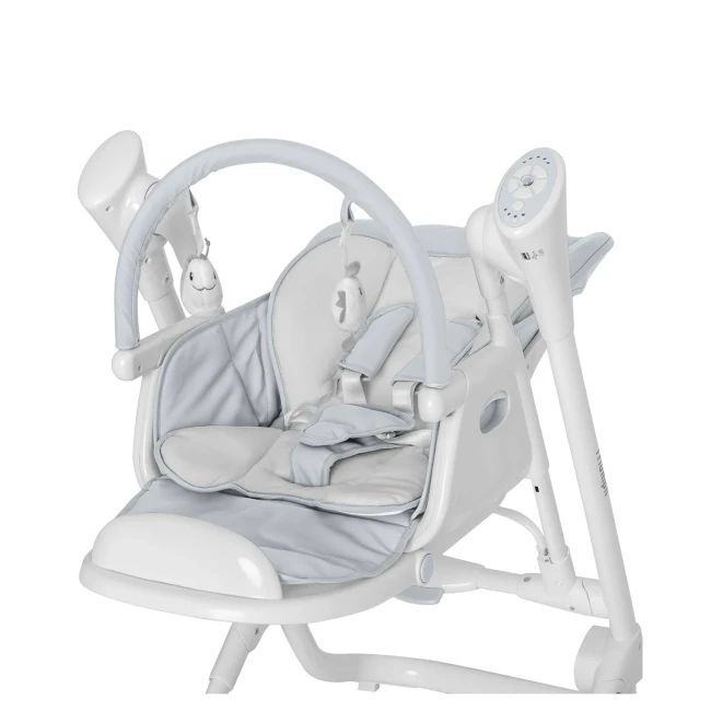 Стульчик-качели для кормления Carrello Triumph CRL-10302 Cloud Grey (3 в 1, шезлонг, качалка, съемный столик, музыка) Стульчик-качели для кормления Carrello Triumph CRL-10302 Cloud Grey (3 в 1, шезлонг, качалка, съемный столик, музыка)