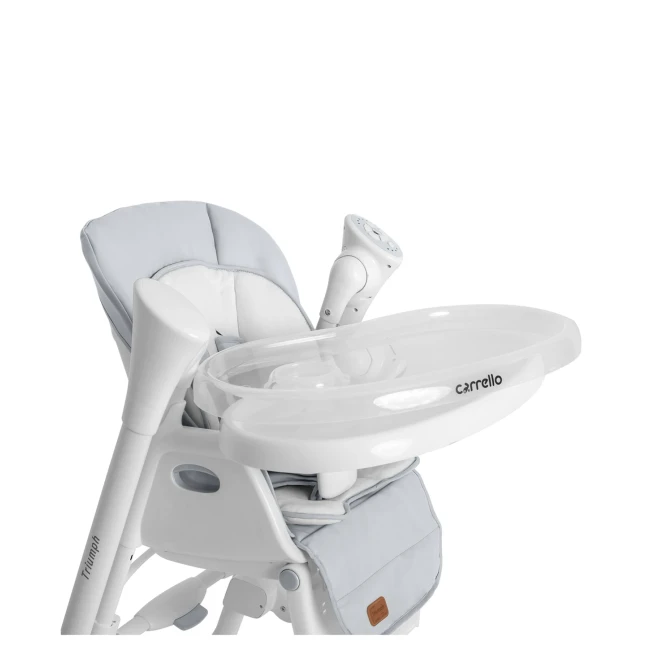 Стульчик-качели для кормления Carrello Triumph CRL-10302 Cloud Grey (3 в 1, шезлонг, качалка, съемный столик, музыка) Стульчик-качели для кормления Carrello Triumph CRL-10302 Cloud Grey (3 в 1, шезлонг, качалка, съемный столик, музыка)
