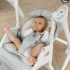 Стульчик-качели для кормления Carrello Triumph CRL-10302 Cloud Grey (3 в 1, шезлонг, качалка, съемный столик, музыка)
