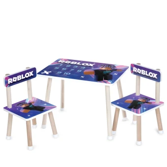 Дитячий столик та 2 стільчики Bambi M 501 дерев'яний Дитячий столик та 2 стільчики Bambi M 501 дерев'яний