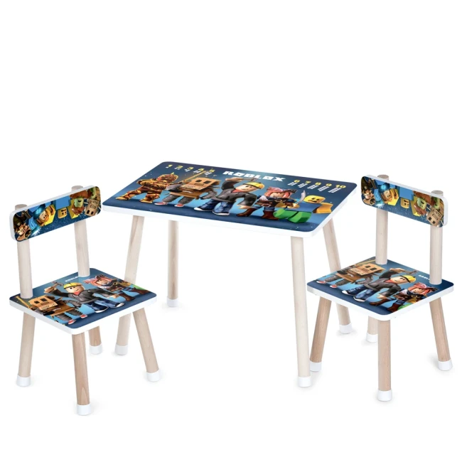 Детский столик и 2 стульчика Bambi M 501 деревянный