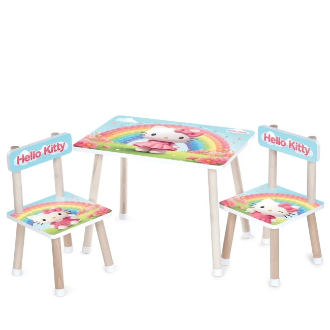 Детский столик и 2 стульчика Bambi M 501 деревянный