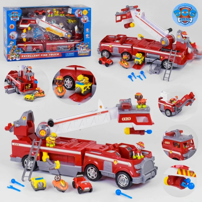 Игровой набор Щенячий патруль 21251 (Пожарная машина, 3 героя, свет, звук) Игровой набор Щенячий патруль 21251 (Пожарная машина, 3 героя, свет, звук)