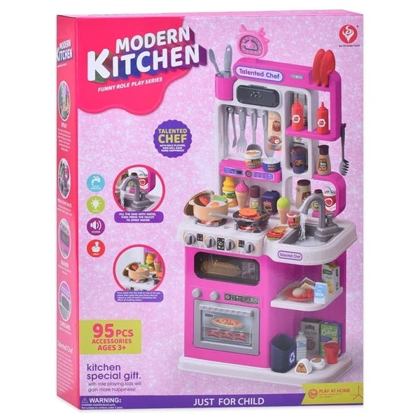 Детская кухня Modern Kitchen 922-183 (высота 92 см, свет, звук, вода, парогенератор) Детская кухня Modern Kitchen 922-183 (высота 92 см, свет, звук, вода, парогенератор)