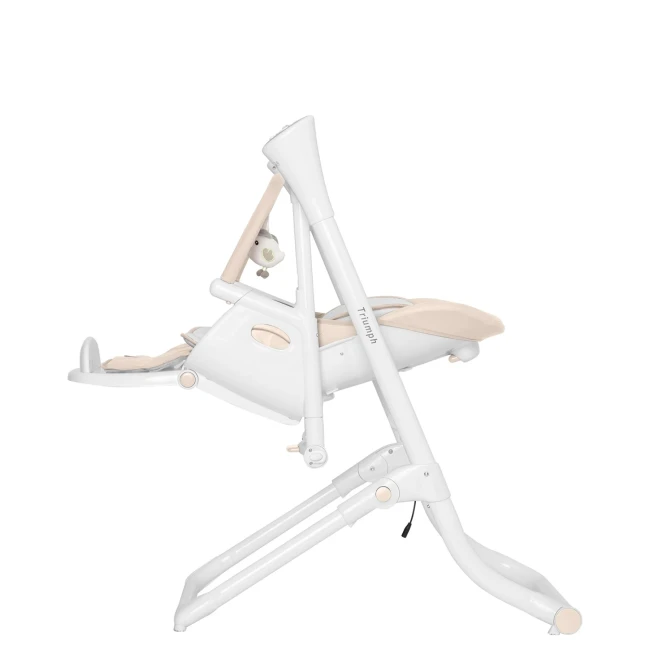 Стульчик-качели для кормления Carrello Triumph CRL-10302 Cream Beige (3 в 1, шезлонг, качалка, съемный столик, музыка) Стульчик-качели для кормления Carrello Triumph CRL-10302 Cream Beige (3 в 1, шезлонг, качалка, съемный столик, музыка)