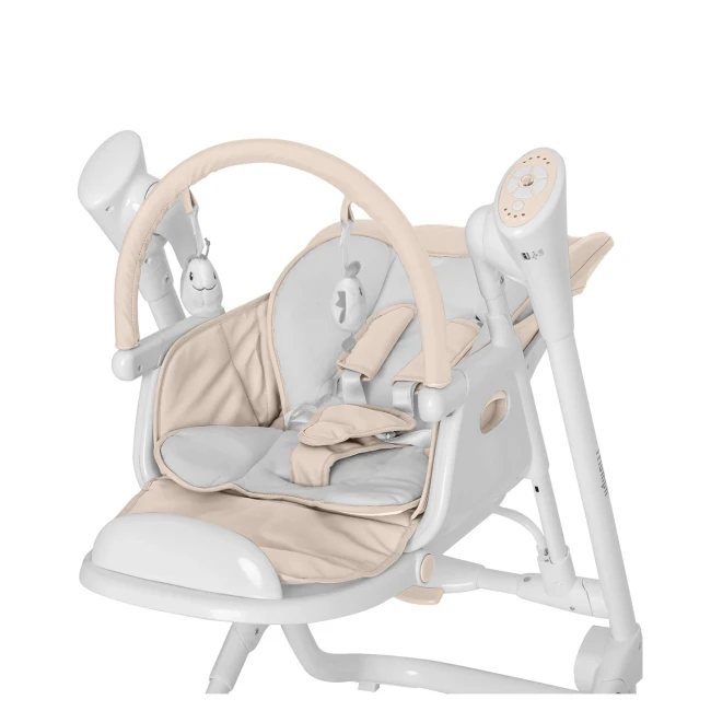 Стульчик-качели для кормления Carrello Triumph CRL-10302 Cream Beige (3 в 1, шезлонг, качалка, съемный столик, музыка) Стульчик-качели для кормления Carrello Triumph CRL-10302 Cream Beige (3 в 1, шезлонг, качалка, съемный столик, музыка)