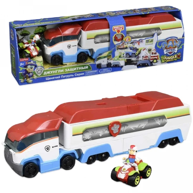 Игровой набор Щенячий патруль 2028 (Трейлер-автовоз, квадроцикл, Райдер, свет, звук) Игровой набор Щенячий патруль 2028 (Трейлер-автовоз, квадроцикл, Райдер, свет, звук)