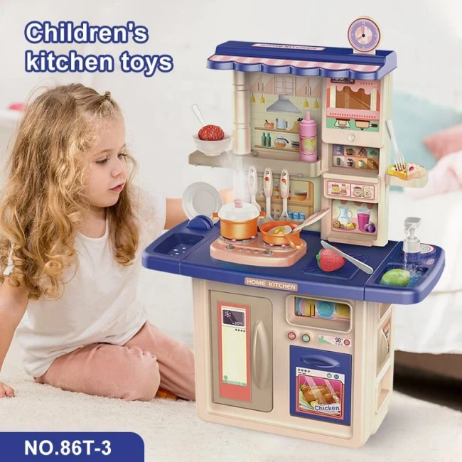 Детская кухня Dream Kitchen 86T-3 (высота 86 см, свет, звук, вода, парогенератор) Детская кухня Dream Kitchen 86T-3 (высота 86 см, свет, звук, вода, парогенератор)