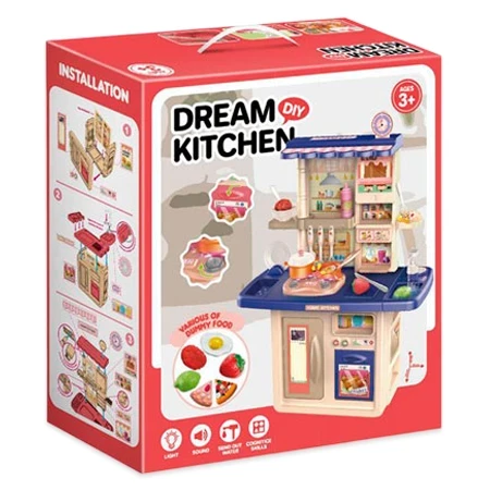 Детская кухня Dream Kitchen 86T-3 (высота 86 см, свет, звук, вода, парогенератор) Детская кухня Dream Kitchen 86T-3 (высота 86 см, свет, звук, вода, парогенератор)