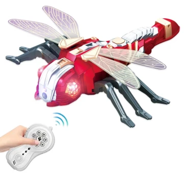 Робот стрекоза Dragonfly на радиоуправлении (33 см, свет, звук, парогенератор)