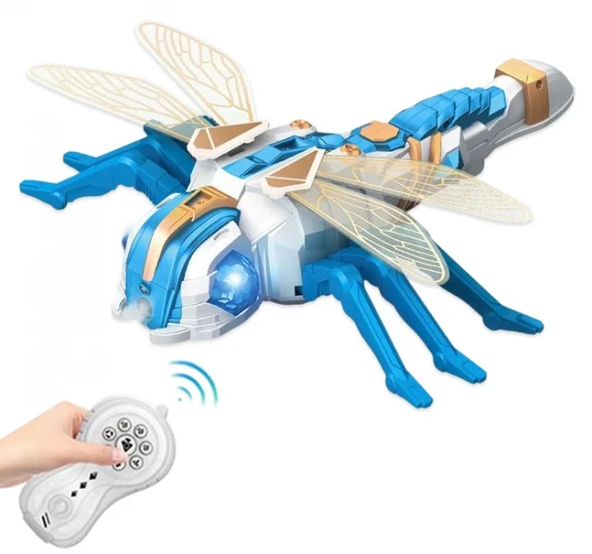 Робот стрекоза Dragonfly на радиоуправлении (33 см, свет, звук, парогенератор) Робот стрекоза Dragonfly на радиоуправлении (33 см, свет, звук, парогенератор)