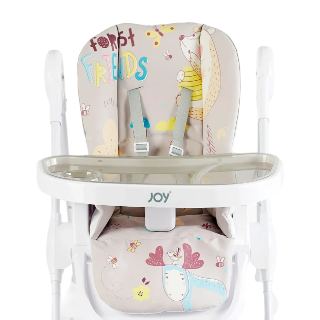 Стільчик для годування Joy K-01201 (знімний столик, кошик, чохол, 4 колеса)