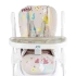 Стульчик для кормления Joy K-01201 (съемный столик, корзинка, чехол, 4 колеса)