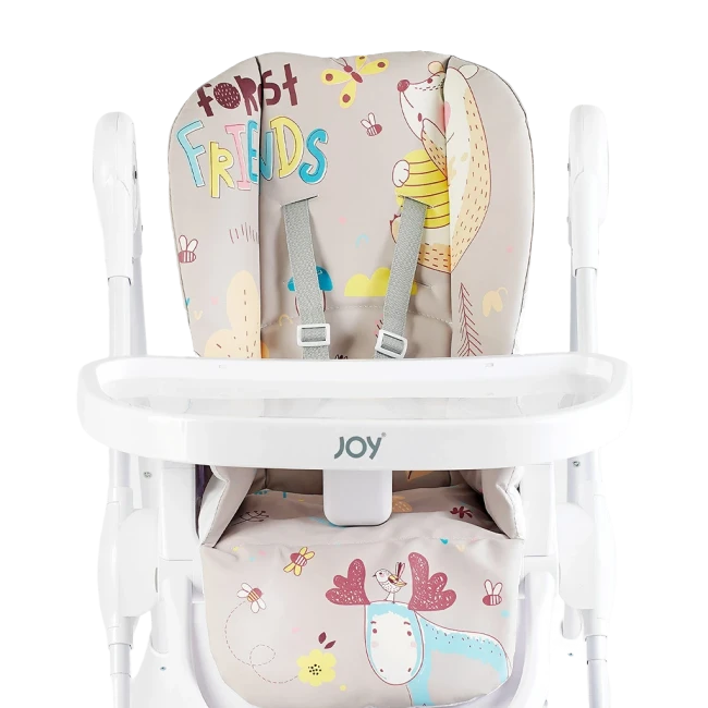 Стільчик для годування Joy K-01201 (знімний столик, кошик, чохол, 4 колеса)