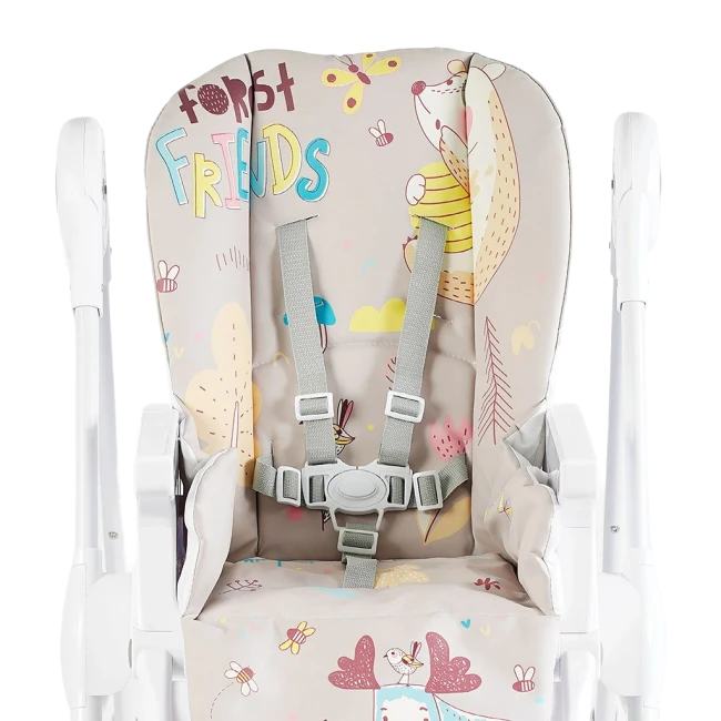 Стільчик для годування Joy K-01201 (знімний столик, кошик, чохол, 4 колеса)