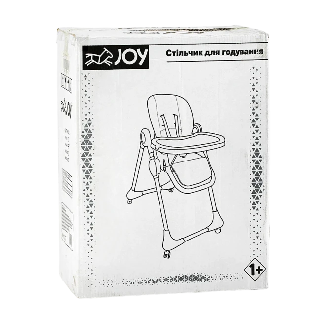 Стільчик для годування Joy K-01201 (знімний столик, кошик, чохол, 4 колеса)