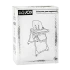Стульчик для кормления Joy K-01201 (съемный столик, корзинка, чехол, 4 колеса)