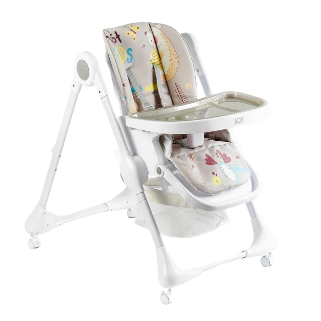 Стільчик для годування Joy K-01201 (знімний столик, кошик, чохол, 4 колеса)