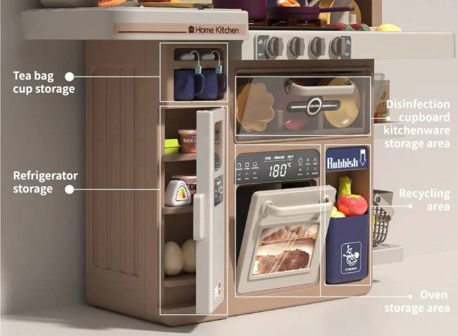 Дитяча кухня Limo Toy 889-231 (висота 93 см, світло, звук, вода, парогенератор, яйцеварка, витяжка) Дитяча кухня Limo Toy 889-231 (висота 93 см, світло, звук, вода, парогенератор, яйцеварка, витяжка)