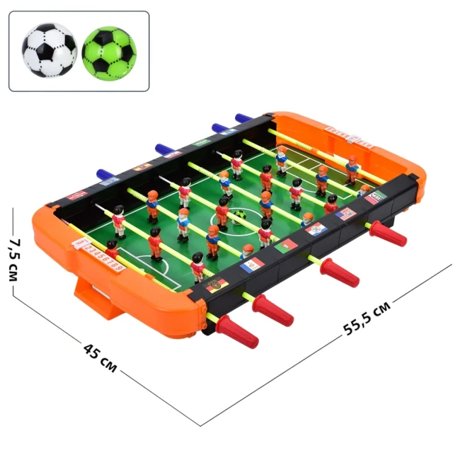 Настільний футбол Soccer 2415 (45x55, 5x7, 5 см) 8 штанг Настільний футбол Soccer 2415 (45x55, 5x7, 5 см) 8 штанг