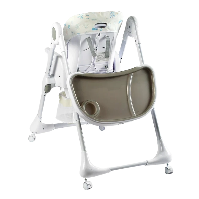 Стільчик для годування Joy K-11058 (знімний столик, кошик, чохол, 4 колеса)