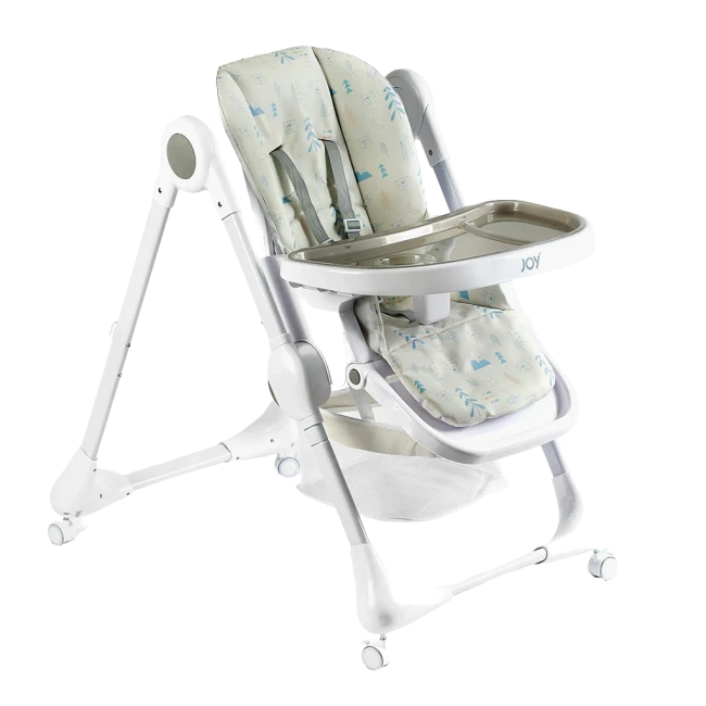 Стільчик для годування Joy K-11058 (знімний столик, кошик, чохол, 4 колеса)