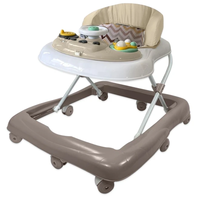 Ходунки для малыша El Camino ME 1185 Rider Beige (игровая панель, музыка, подсветка)