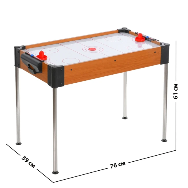 Аэрохоккей Hockey 2559 (76x39x61 см) деревянный, на ножках, батарейки