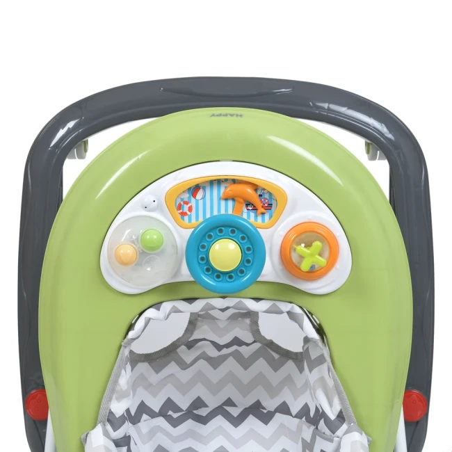 Ходунки для малюка El Camino ME 1049 HAPPY Lemon Green (ігрова панель, музика, світло) Ходунки для малюка El Camino ME 1049 HAPPY Lemon Green (ігрова панель, музика, світло)